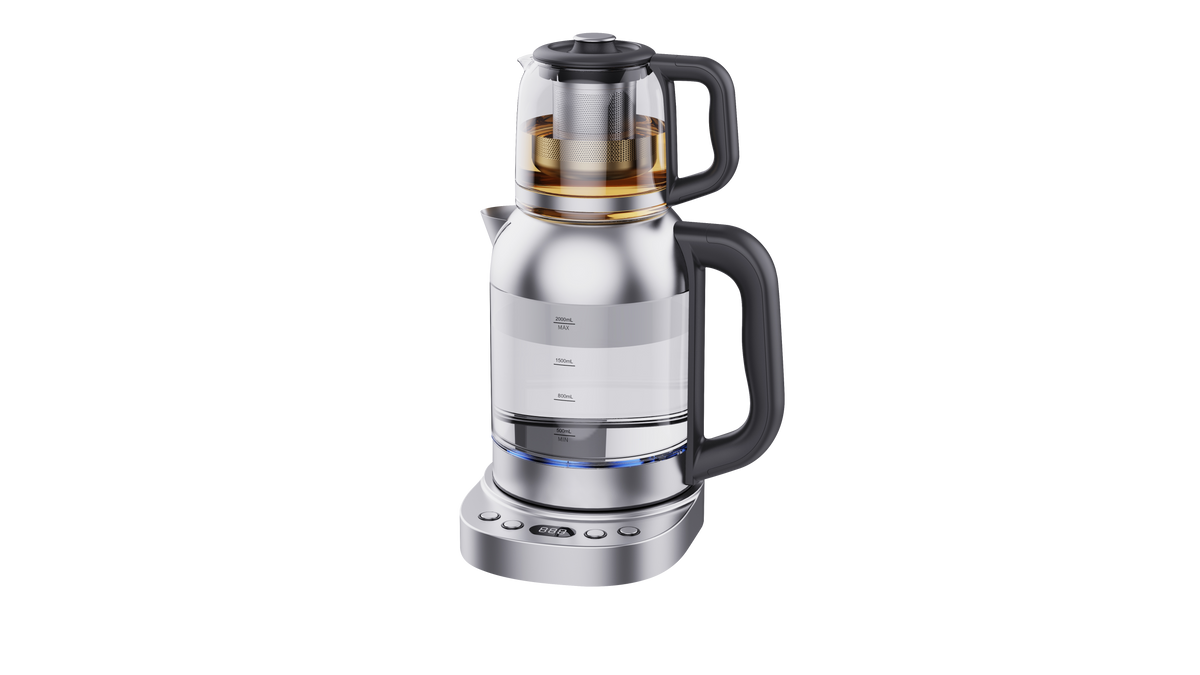 Anawnas Smart Tea Maker - Samovar TEA001 2L 1800W with 1L Teapot, Temperature Control, and Auto Shutoff